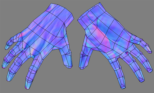 Limb Topology - polycount