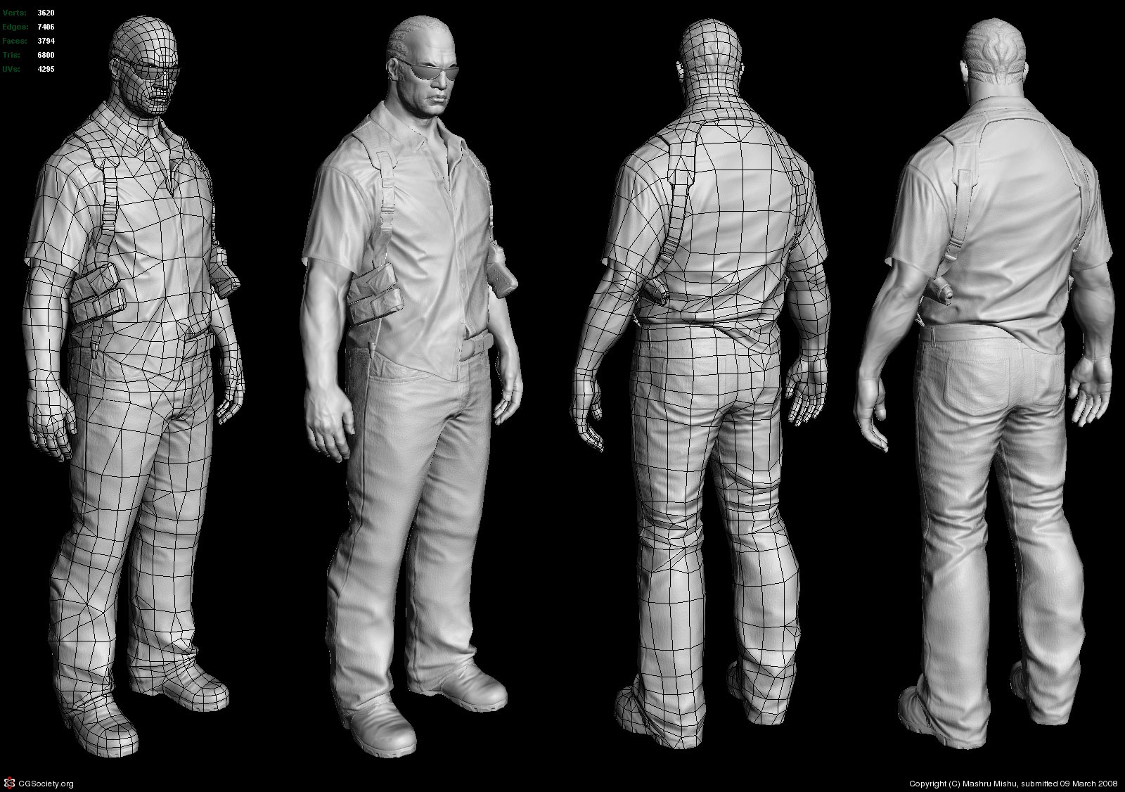 BodyTopology - polycount