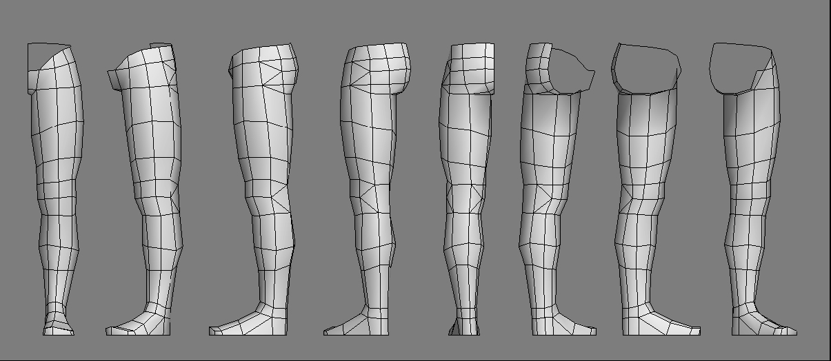 Limb Topology - polycount