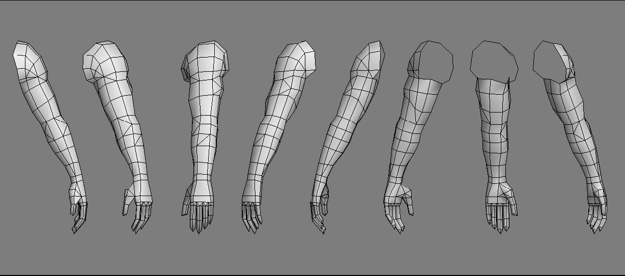 Limb Topology - polycount