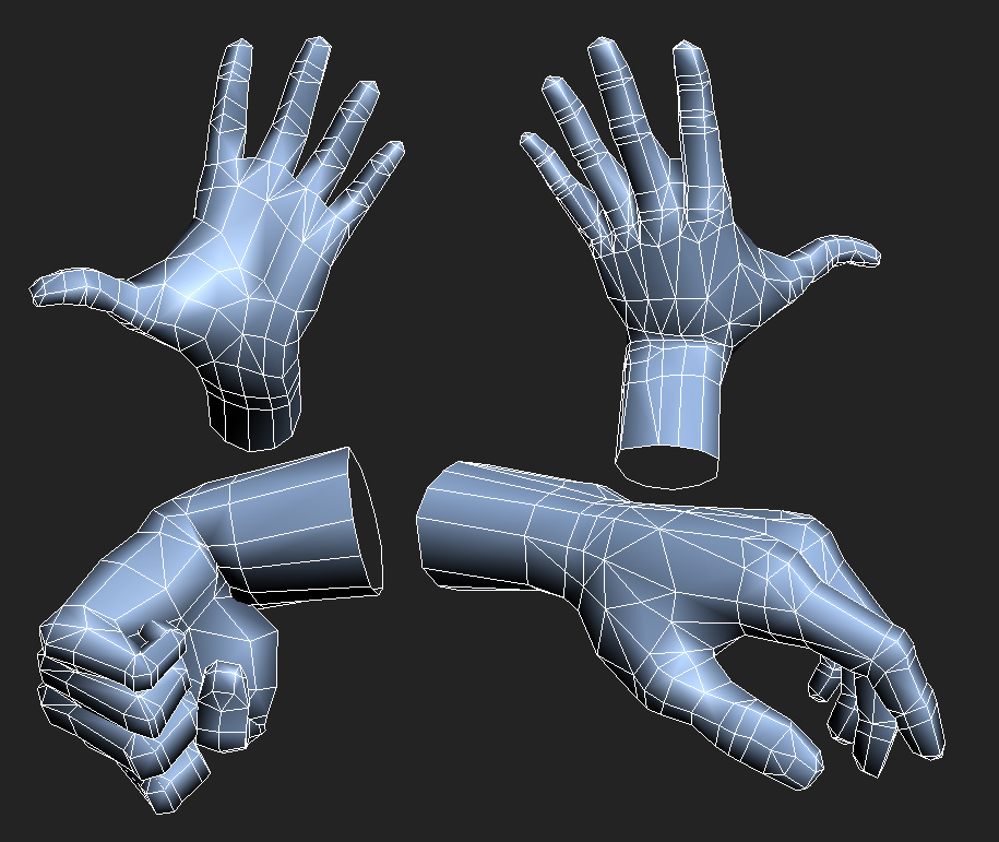 Limb Topology - polycount