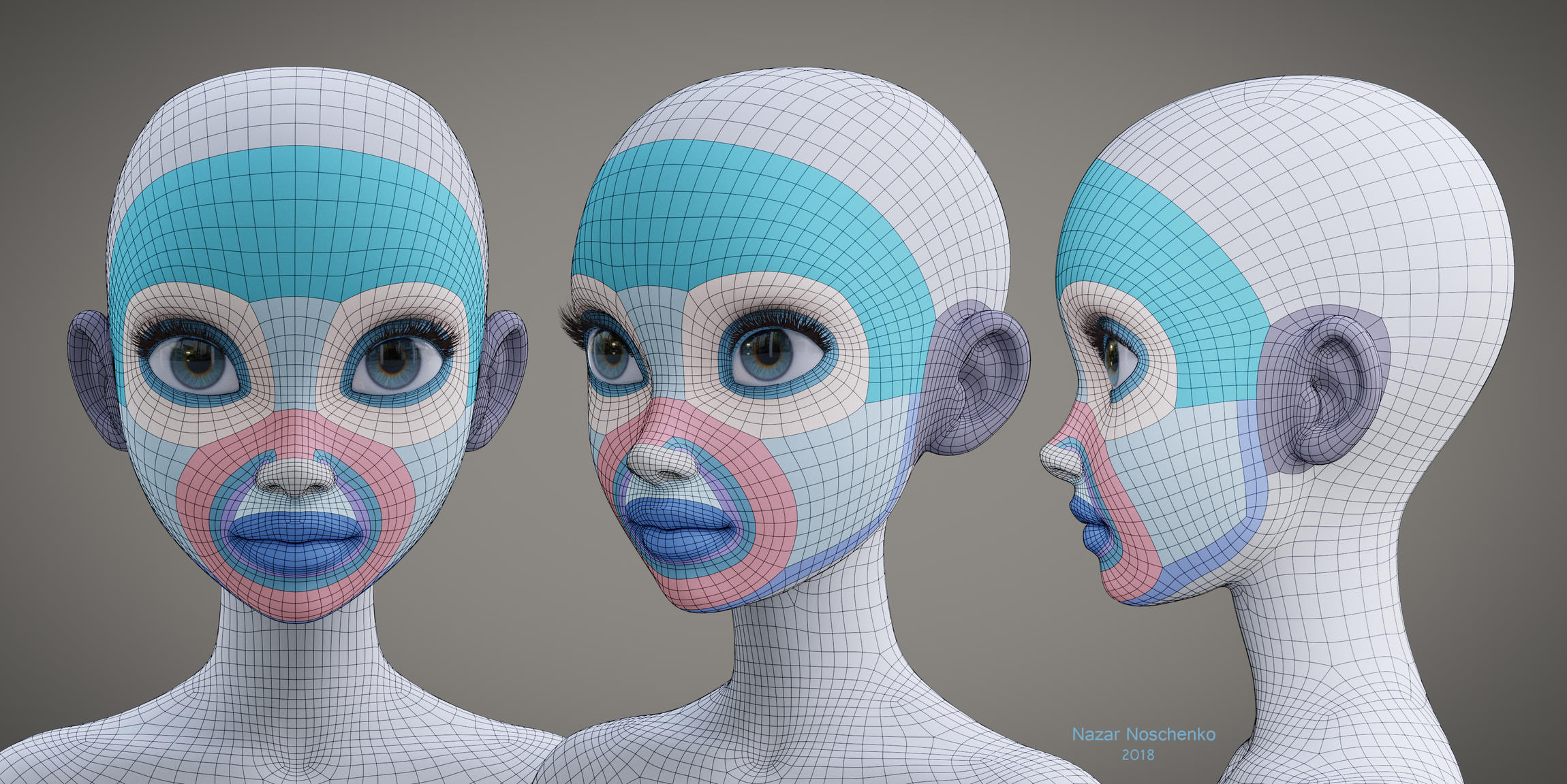 Need opinions, have I gone too crazy on face topology? See comments for