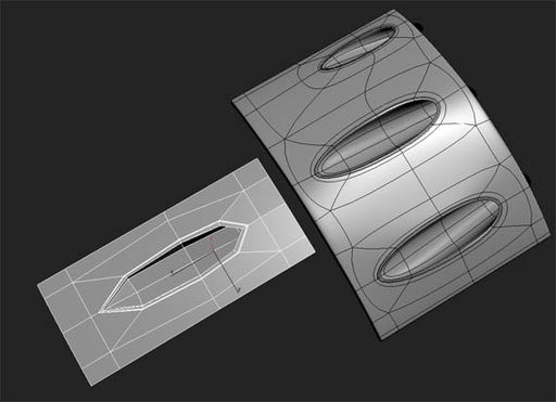 Subdivision Surface Modeling - polycount